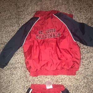 STL Cardinals jacket and matching pants